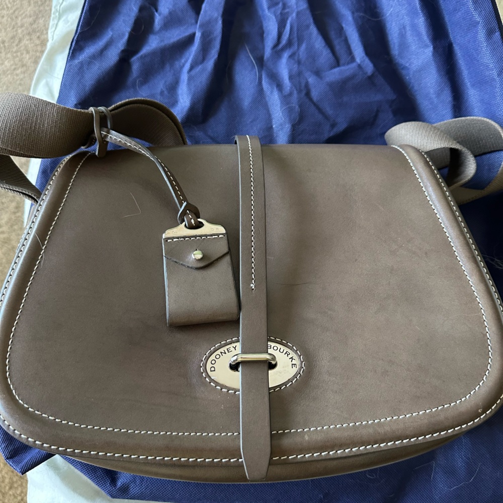 Dooney & Bourke Florentine Toscana Lrg Saddle Bag